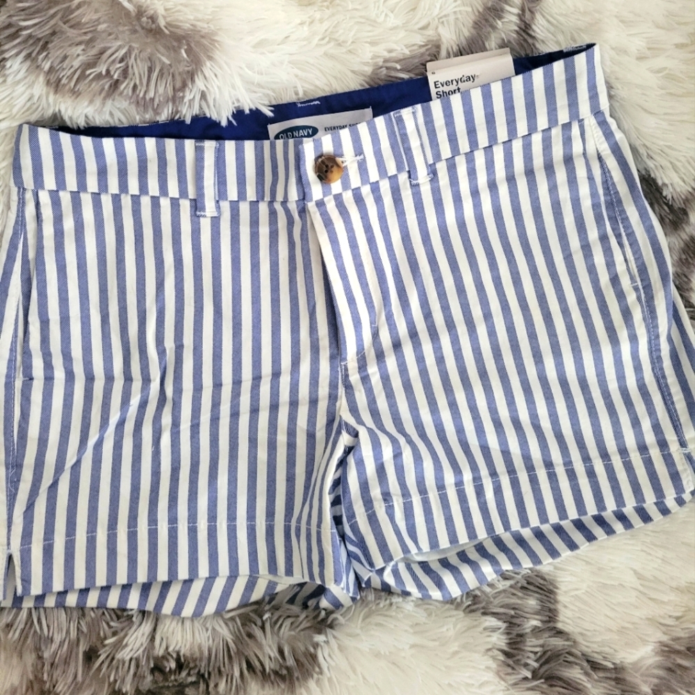 Chino stripped shorts